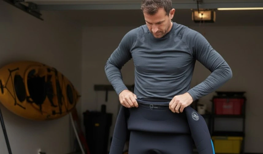 what to wear under a wetsuit